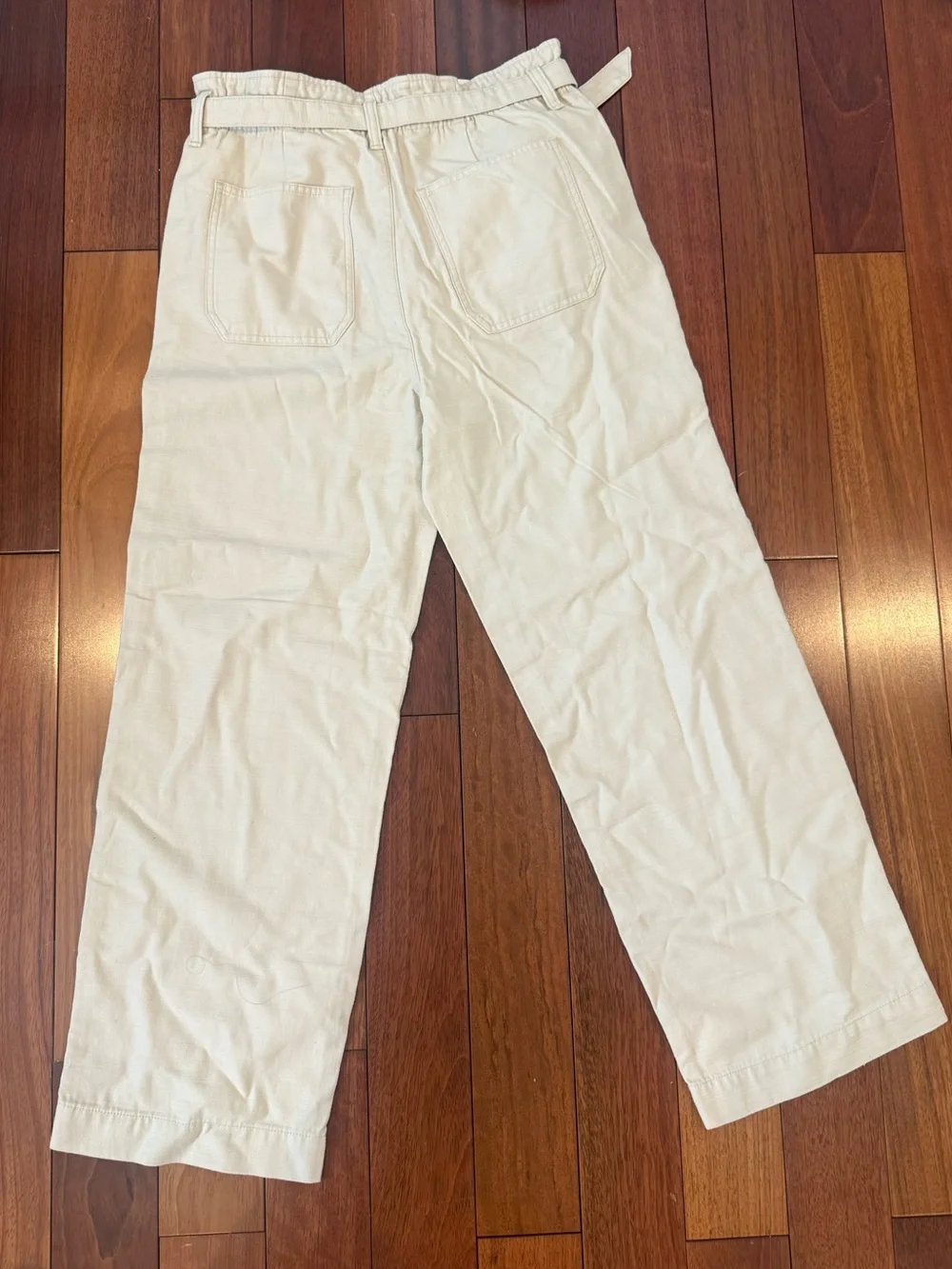 J. Crew Light Beige Drawstring Chinos